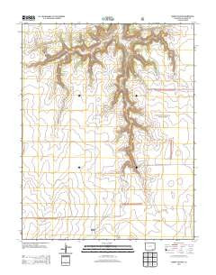 Cherry Canyon Colorado Historical topographic map, 1:24000 scale, 7.5 X 7.5 Minute, Year 2013