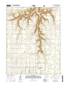 Cherry Canyon Colorado Current topographic map, 1:24000 scale, 7.5 X 7.5 Minute, Year 2016