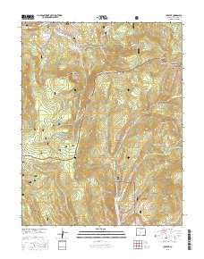 Chester Colorado Current topographic map, 1:24000 scale, 7.5 X 7.5 Minute, Year 2016