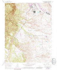 Cheyenne Mountain Colorado Historical topographic map, 1:24000 scale, 7.5 X 7.5 Minute, Year 1961