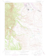Cheyenne Mountain Colorado Historical topographic map, 1:24000 scale, 7.5 X 7.5 Minute, Year 1961