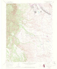 Cheyenne Mountain Colorado Historical topographic map, 1:24000 scale, 7.5 X 7.5 Minute, Year 1961