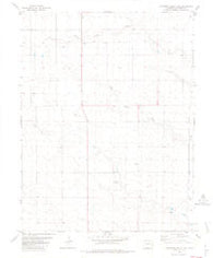 Cheyenne Wells 3 NE Colorado Historical topographic map, 1:24000 scale, 7.5 X 7.5 Minute, Year 1982