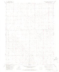 Cheyenne Wells 3 NW Colorado Historical topographic map, 1:24000 scale, 7.5 X 7.5 Minute, Year 1982