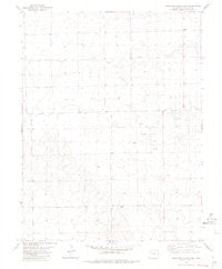 Cheyenne Wells 3 NW Colorado Historical topographic map, 1:24000 scale, 7.5 X 7.5 Minute, Year 1982