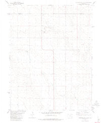 Cheyenne Wells 3 SE Colorado Historical topographic map, 1:24000 scale, 7.5 X 7.5 Minute, Year 1982