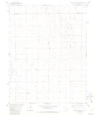 Cheyenne Wells 3 SW Colorado Historical topographic map, 1:24000 scale, 7.5 X 7.5 Minute, Year 1982