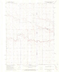 Cheyenne Wells 4 NE Colorado Historical topographic map, 1:24000 scale, 7.5 X 7.5 Minute, Year 1969