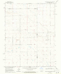 Cheyenne Wells 4 SE Kansas Historical topographic map, 1:24000 scale, 7.5 X 7.5 Minute, Year 1969