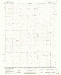 Cheyenne Wells 4 SE Kansas Historical topographic map, 1:24000 scale, 7.5 X 7.5 Minute, Year 1969