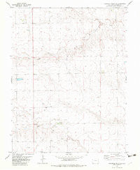Cheyenne Wells NE Colorado Historical topographic map, 1:24000 scale, 7.5 X 7.5 Minute, Year 1982