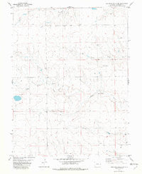 Cheyenne Wells NW Colorado Historical topographic map, 1:24000 scale, 7.5 X 7.5 Minute, Year 1982