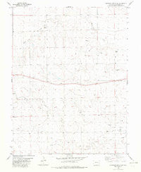 Cheyenne Wells SW Colorado Historical topographic map, 1:24000 scale, 7.5 X 7.5 Minute, Year 1982