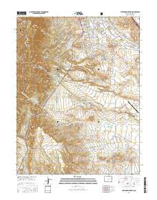 Cheyenne Mountain Colorado Current topographic map, 1:24000 scale, 7.5 X 7.5 Minute, Year 2016