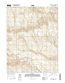 Cheyenne Wells NE Colorado Current topographic map, 1:24000 scale, 7.5 X 7.5 Minute, Year 2016