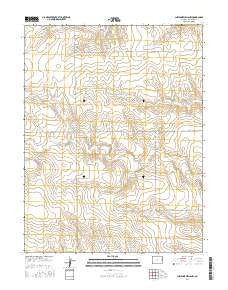 Cheyenne Wells NW Colorado Current topographic map, 1:24000 scale, 7.5 X 7.5 Minute, Year 2016