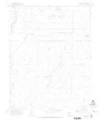 Chicos Well Colorado Historical topographic map, 1:24000 scale, 7.5 X 7.5 Minute, Year 1970
