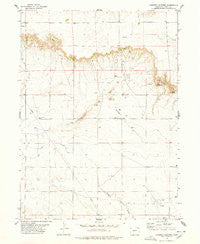 Chimney Canyons Colorado Historical topographic map, 1:24000 scale, 7.5 X 7.5 Minute, Year 1978