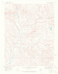 Chimney Rock Colorado Historical topographic map, 1:24000 scale, 7.5 X 7.5 Minute, Year 1968