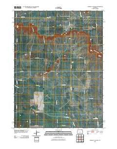 Chimney Canyons Colorado Historical topographic map, 1:24000 scale, 7.5 X 7.5 Minute, Year 2010