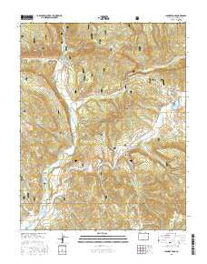Chimney Rock Colorado Current topographic map, 1:24000 scale, 7.5 X 7.5 Minute, Year 2016