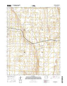 Chivington Colorado Current topographic map, 1:24000 scale, 7.5 X 7.5 Minute, Year 2016