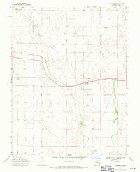 Chivington Colorado Historical topographic map, 1:24000 scale, 7.5 X 7.5 Minute, Year 1968