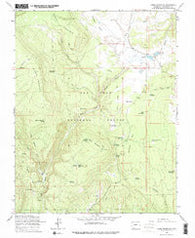 Chris Mountain Colorado Historical topographic map, 1:24000 scale, 7.5 X 7.5 Minute, Year 1964