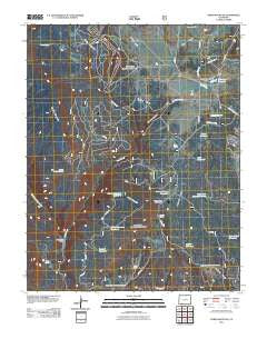 Chris Mountain Colorado Historical topographic map, 1:24000 scale, 7.5 X 7.5 Minute, Year 2011