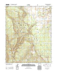 Chris Mountain Colorado Historical topographic map, 1:24000 scale, 7.5 X 7.5 Minute, Year 2013