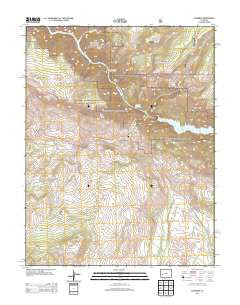 Cimarron Colorado Historical topographic map, 1:24000 scale, 7.5 X 7.5 Minute, Year 2013