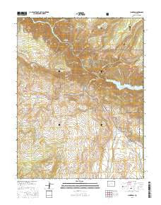 Cimarron Colorado Current topographic map, 1:24000 scale, 7.5 X 7.5 Minute, Year 2016