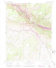 Cimarron Colorado Historical topographic map, 1:24000 scale, 7.5 X 7.5 Minute, Year 1956