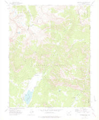 Cimarrona Peak Colorado Historical topographic map, 1:24000 scale, 7.5 X 7.5 Minute, Year 1973