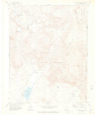 Cimarrona Peak Colorado Historical topographic map, 1:24000 scale, 7.5 X 7.5 Minute, Year 1973