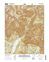 Cimarrona Peak Colorado Current topographic map, 1:24000 scale, 7.5 X 7.5 Minute, Year 2016
