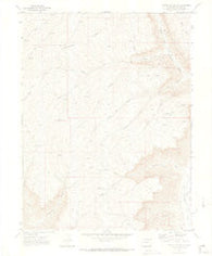 Circle Dot Gulch Colorado Historical topographic map, 1:24000 scale, 7.5 X 7.5 Minute, Year 1971