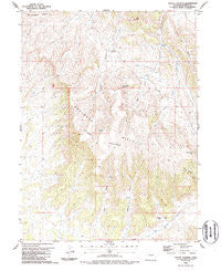 Citadel Plateau Colorado Historical topographic map, 1:24000 scale, 7.5 X 7.5 Minute, Year 1986