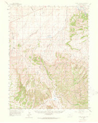 Citadel Plateau Colorado Historical topographic map, 1:62500 scale, 15 X 15 Minute, Year 1958