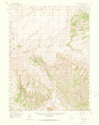 Citadel Plateau Colorado Historical topographic map, 1:62500 scale, 15 X 15 Minute, Year 1958