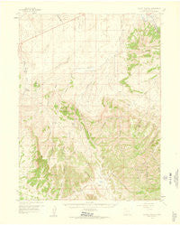 Citadel Plateau Colorado Historical topographic map, 1:62500 scale, 15 X 15 Minute, Year 1958