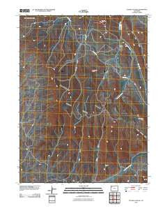 Citadel Plateau Colorado Historical topographic map, 1:24000 scale, 7.5 X 7.5 Minute, Year 2010