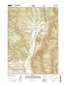 Clark Colorado Current topographic map, 1:24000 scale, 7.5 X 7.5 Minute, Year 2016
