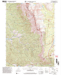 Clark Peak Colorado Historical topographic map, 1:24000 scale, 7.5 X 7.5 Minute, Year 2000