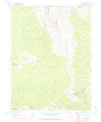Clark Peak Colorado Historical topographic map, 1:24000 scale, 7.5 X 7.5 Minute, Year 1962