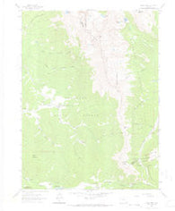 Clark Peak Colorado Historical topographic map, 1:24000 scale, 7.5 X 7.5 Minute, Year 1962