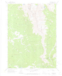 Clark Peak Colorado Historical topographic map, 1:24000 scale, 7.5 X 7.5 Minute, Year 1962