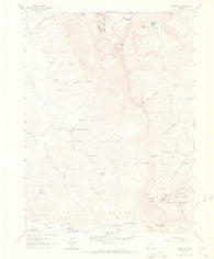 Clark Peak Colorado Historical topographic map, 1:24000 scale, 7.5 X 7.5 Minute, Year 1962