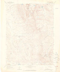 Clark Peak Colorado Historical topographic map, 1:24000 scale, 7.5 X 7.5 Minute, Year 1962