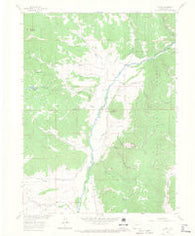 Clark Colorado Historical topographic map, 1:24000 scale, 7.5 X 7.5 Minute, Year 1962